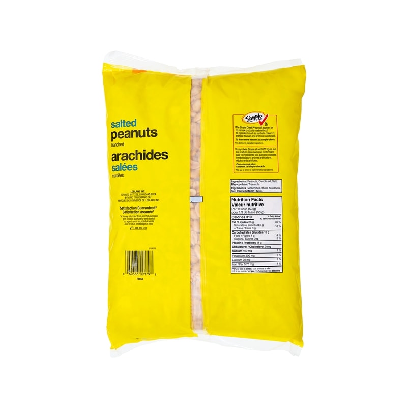 Salted Blanched Peanuts Club Size