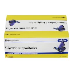 Rougier Adults Glycerin Suppositories 100 ea, $0.21/1ea