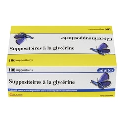 Rougier Adultes Suppositoires À La Glycérine 100 ea, 0,21 $/1ch
