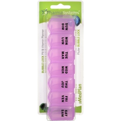 PharmaSystems Pilulier uMedPlan Bubble Lock 1 ea, 5,49 $/1ch