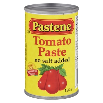 Pastene Tomato Paste No Salt Added  156 ml, $0.83/100ml