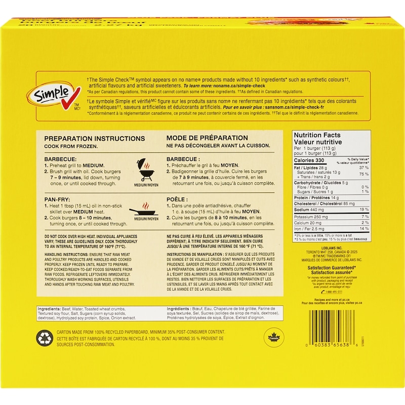 Beef Burgers Club Pack