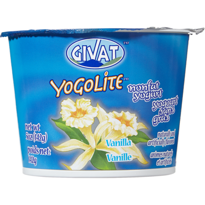 Givat Yogourt à la vanille 142 g, 1,61 $/100g