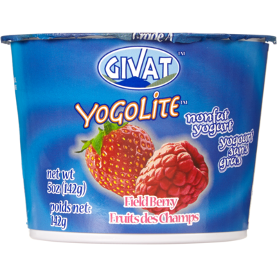 Givat Yogourt aux fruits des champs 142 g, 1,40 $/100g