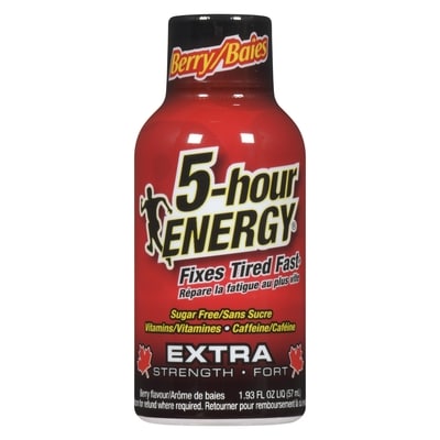5 Hr Energy Energy Shot, Berry, Extra Strength 12x57.0 ml, $5.70/100ml