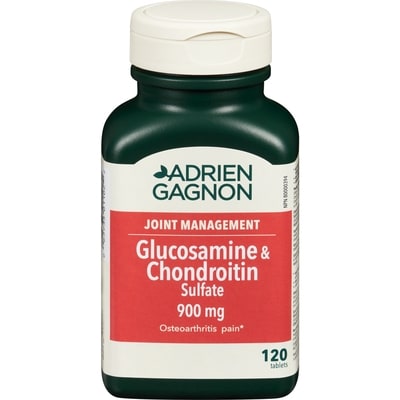 Adrien Gagnon Joints Glucosamine & Chondroitin Sulfate 900 mg 120 ea, $0.16/1ea