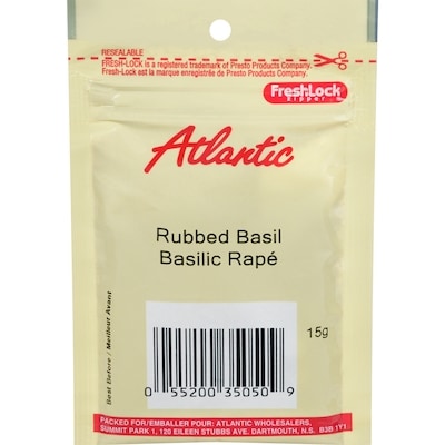 null Basilic Râpé 15 g, 8,60 $/100g