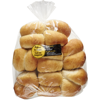 null Spilt Top Plain Buns 8 ea