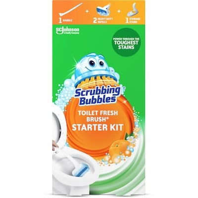 Scrubbing Bubbles Fresh Brush Toilet Cleaning System Starter Kit 1 ea, $5.00/1ea