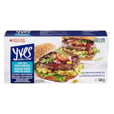 Yves Burgers sans viande emballage de 8 568 g, 2,11 $/100g