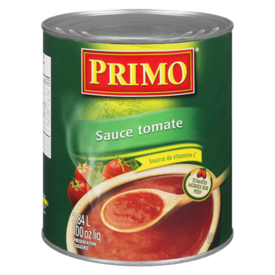 Primo Sauce tomate 2.84 l, 0,25 $/100ml