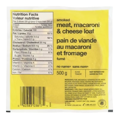 No Name Macaroni & Cheese 500 g, $12.00/1kg $1.20/100g