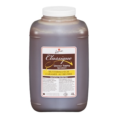 Lynch Ice Cream Topping, Butterscotch 4 l, $0.70/100ml