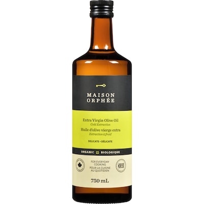 Maison Orphée Huile d’olive extra-vierge délicate 750 ml, 2,93 $/100ml