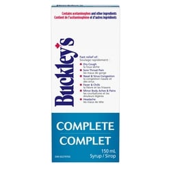 Buckley's Complete Syrup For Cough, Cold & Flu Relief 150 ml, $9.99/100ml