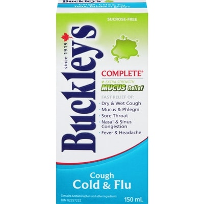 Buckley's Complete Mucous Relief Cough Cold & Flu 150 ml, $10.99/100ml