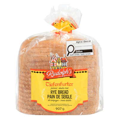 Rudolph’s Pain de seigle de campagne 907 g, 0,72 $/100g