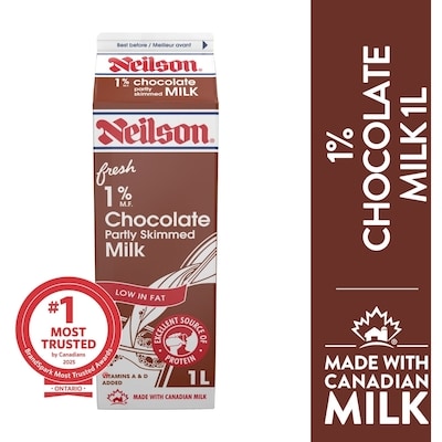 Neilson Chocolate Milk 1 l, $0.37/100ml