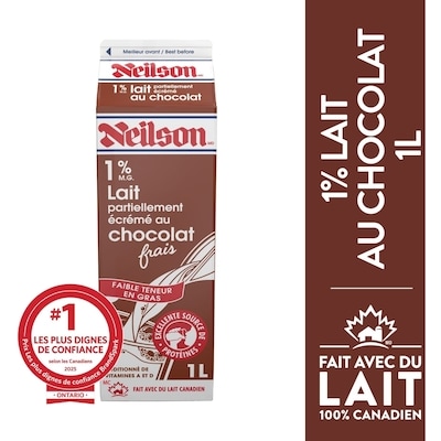 Neilson Lait au chocolat 1 l, 0,37 $/100ml
