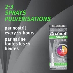 Drixoral No Drip Cool Menthol Spray, Cooling Sensation with 12