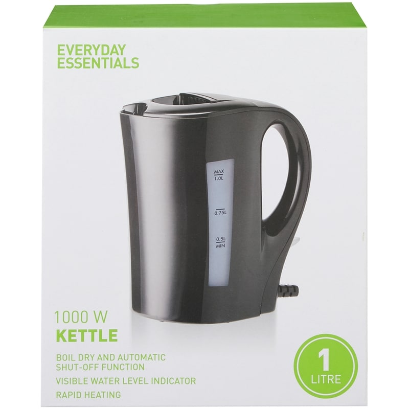 Jug Kettle, 1L Black