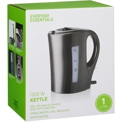Nesco Digital Water Kettle(未使用品) Everyday Essentials Jug Kettle, 1L Black - 1 ea | No Frills Online