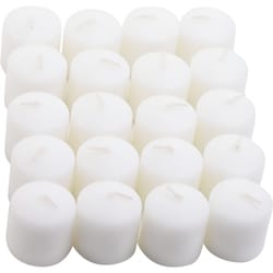 Everyday Essentials White Votive Candles, Unscented - 20x1.0 ea