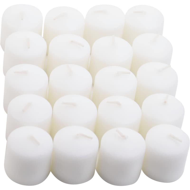White Votive Candles, Unscented
