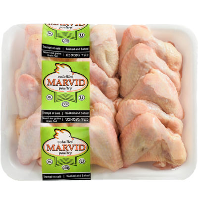 Volaille Marvid Ailes de poulet casher 12,10 $/1kg 5,49 $/1lb