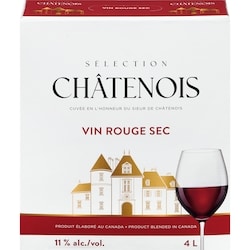 Selection Chatenois Sélection Châtenois Dry Red Wine (ID required at pick-up) 4 l, $0.90/100ml