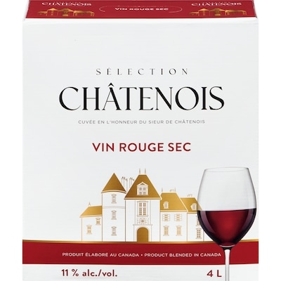 Selection Chatenois Sélection Châtenois Dry Red Wine (ID required at pick-up) 4 l, $0.90/100ml