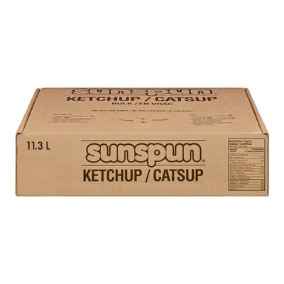 Sunspun Tomato Ketchup  11.3 l, $0.42/100ml