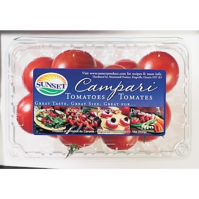 null Tomates Campari 454 g, 0,44 $/100g