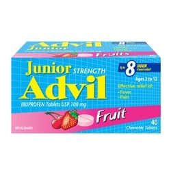 Junior Strength Chewable Tablets, Fruit Flavour, 40 Count