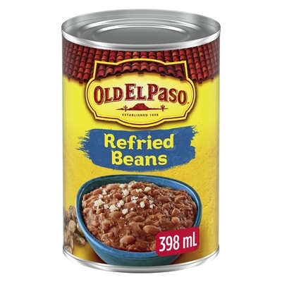 Old El Paso Mexican Refried Beans, Pinto Beans 398 ml, $1.13/100ml