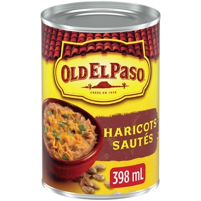 Old El Paso Haricots à la Mexicaine Sautés 398 ml, 1,08 $/100ml