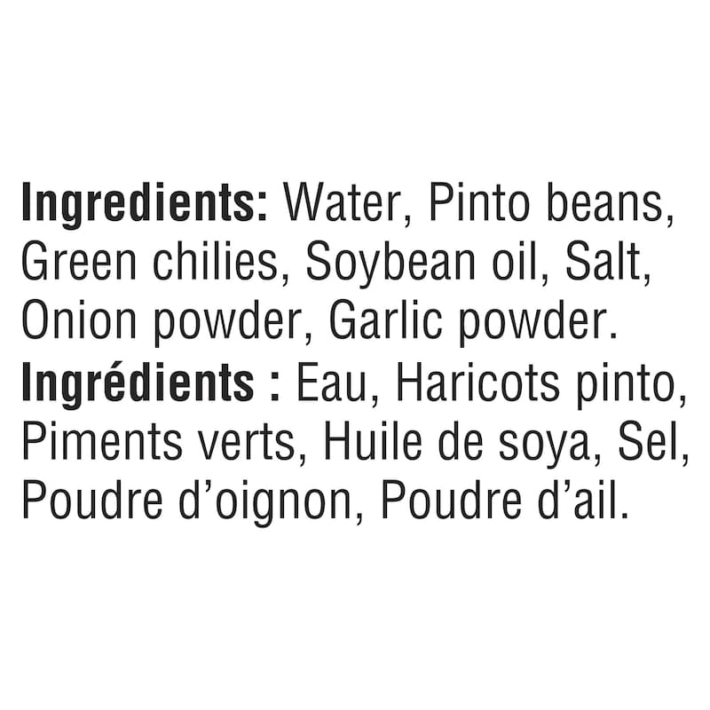 Refried Beans With Mild Green Chilies