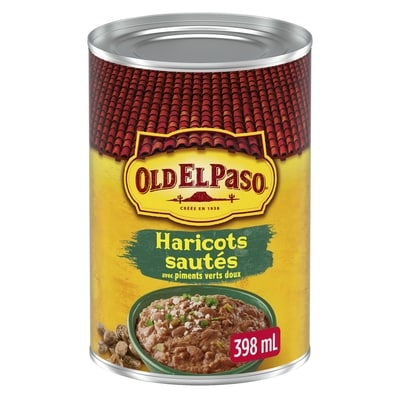 Old El Paso Haricots Sautés Avec Piments Verts Doux 398 ml, 1,18 $/100ml