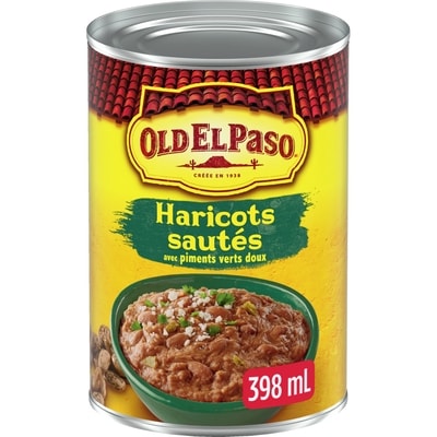 Old El Paso Haricots Sautés Avec Piments Verts Doux 398 ml, 1,13 $/100ml