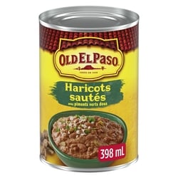 Old El Paso Haricots Sautés Avec Piments Verts Doux 398 ml, 0,95 $/100ml