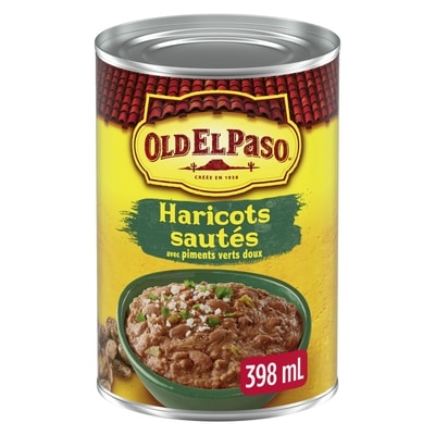 Old El Paso Haricots Sautés Avec Piments Verts Doux 398 ml, 0,95 $/100ml