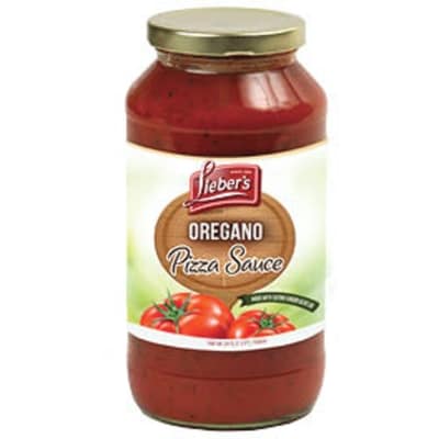 Liebers Pizza Sauce with Oregano 740 g, $0.88/100g