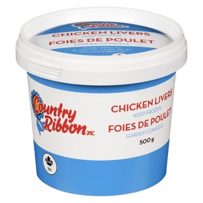 Country Ribbon Chicken Liver 500 g, $1.00/100g