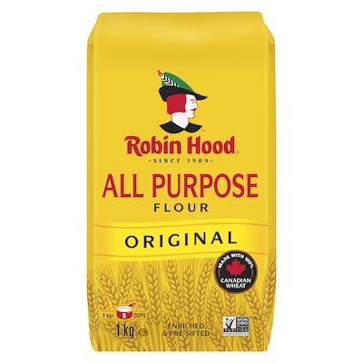 Robin Hood Original All Purpose Flour 1 kg, $0.55/100g