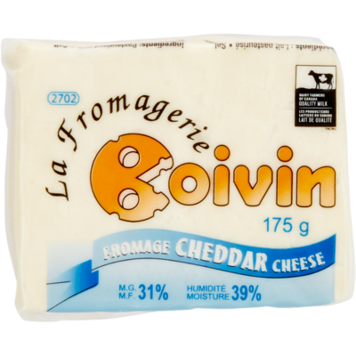 Boivin Mild White Cheddar 175 g, $3.42/100g