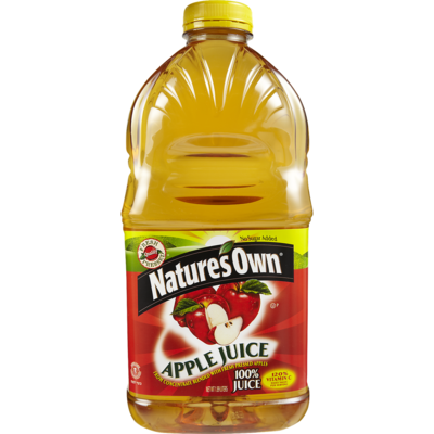 Natures Own Kosher 100% Apple Juice 1.89 l, $0.37/100ml