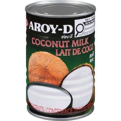 Aroy D Lait de coco en conserve 400 ml, 0,50 $/100ml