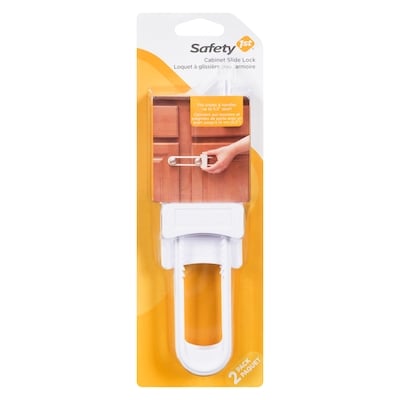 Safety First Cabinet Slide Locks 2 ea, $3.99/1ea