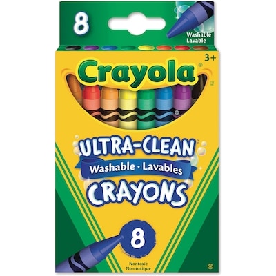 Crayola 8 Washable Crayons 1 ea, $2.50/1ea