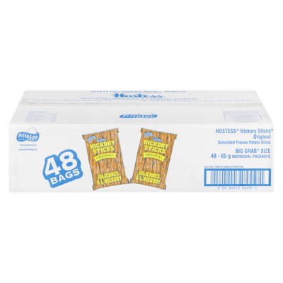 Hostess Hickory Sticks, Vending Chips 48x65.0 g, $1.70/100g